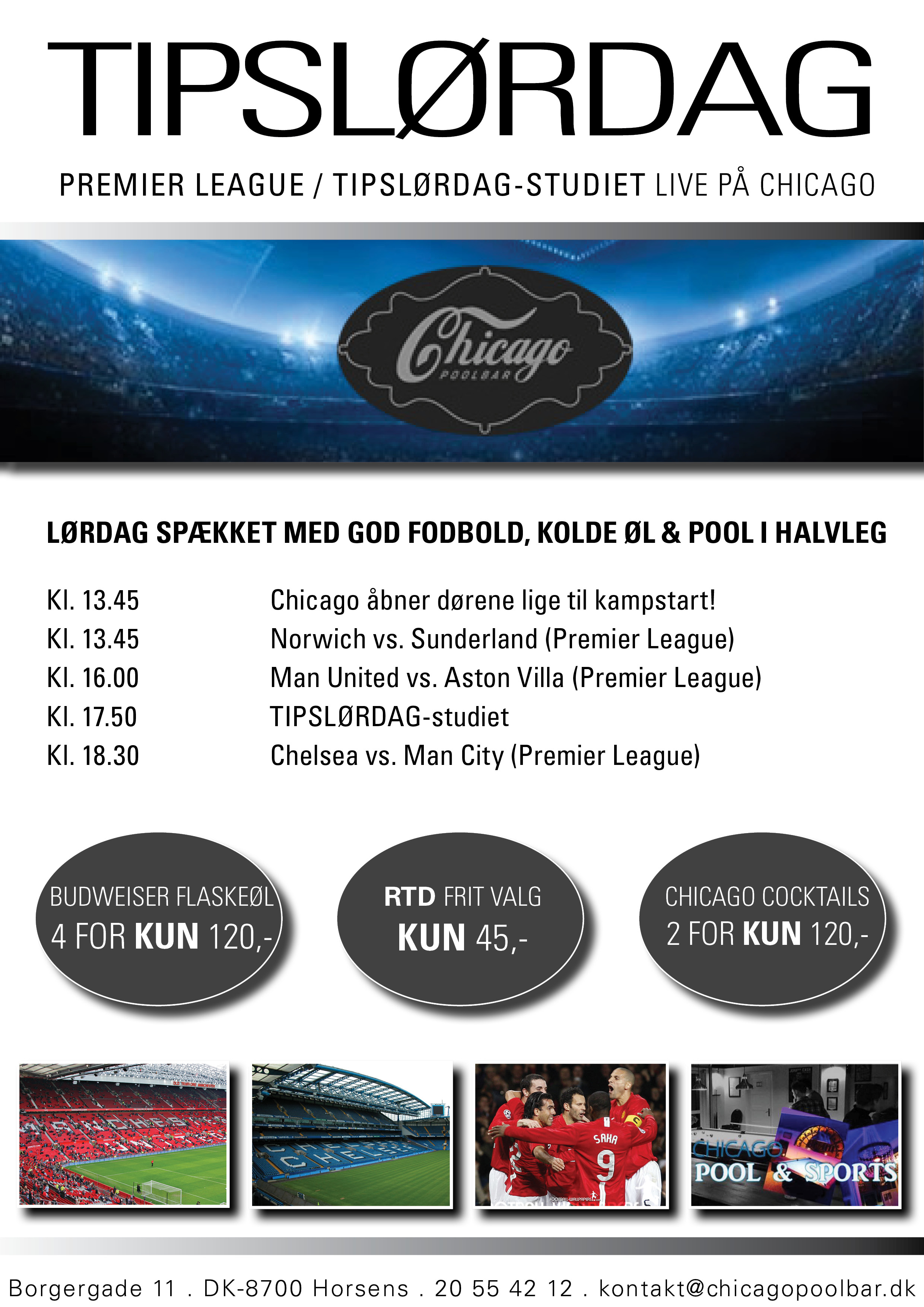 Fodboldlørdag på Chicago BEST OF Horsens