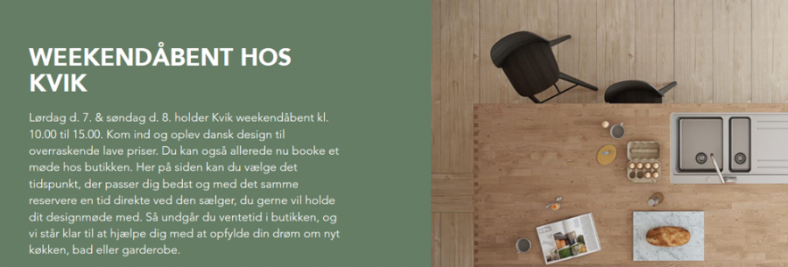 Weekendåbent hos Kvik Horsens