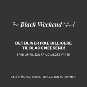 Sinnerup fejrer Før Black Weekend
