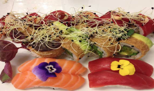 Forførende lækkert sushi ad libitum