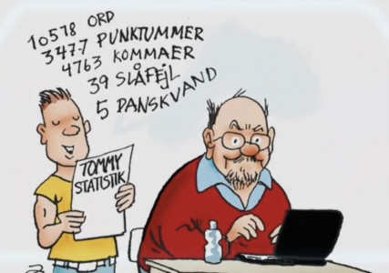Sportjournalistlegenden hos...