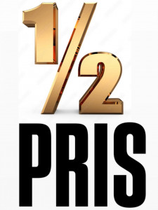 Halv pris på det halve af butikken 