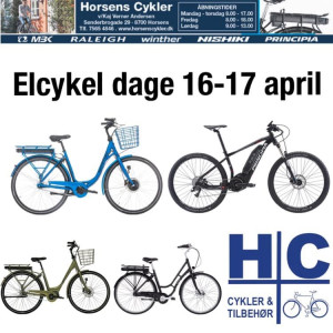 STOR ELCYKEL DAG HOS HORSENS CYKLER