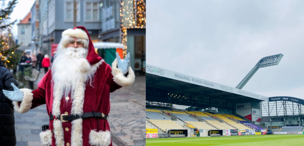 Julemanden og fodbold på fredag