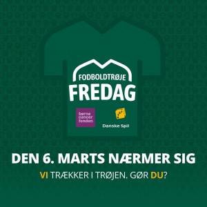 Fodboldtrøje fredag i Bytorv Horsens 