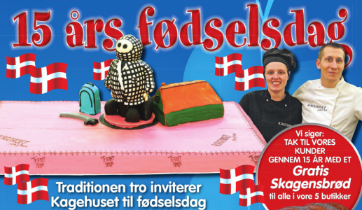 Kagehuset fejrer 15 års fødselsdag