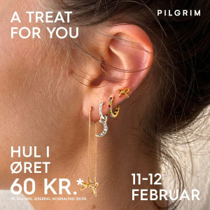 Hul i ørene kampagne hos Pilgrim