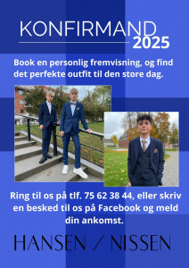 Konfirmand 2025 hos Hansen/Nissen