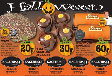 Happy Halloween hos Kagehuset