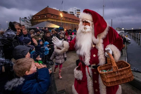Julemanden lander søndag i Horsens