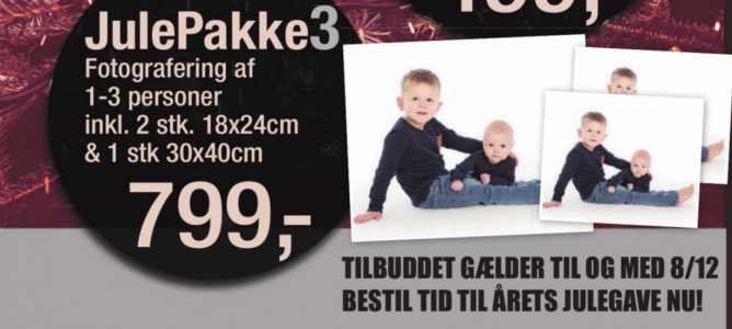 Bestil en julepakke hos Photocare