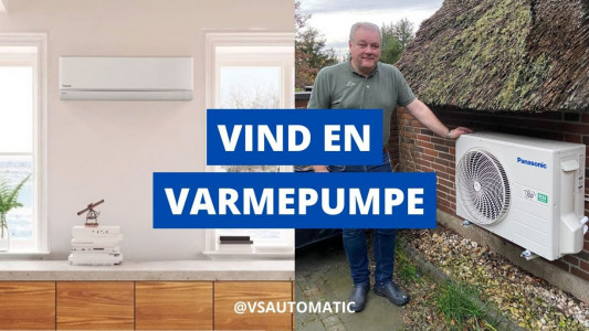 Vind en varmepumpe fra VS Automatic
